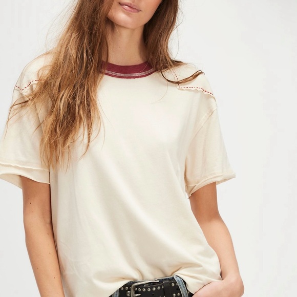 NWT WE THE FREE / FREE PEOPLE OUT WEST TEE - Picture 2 of 8